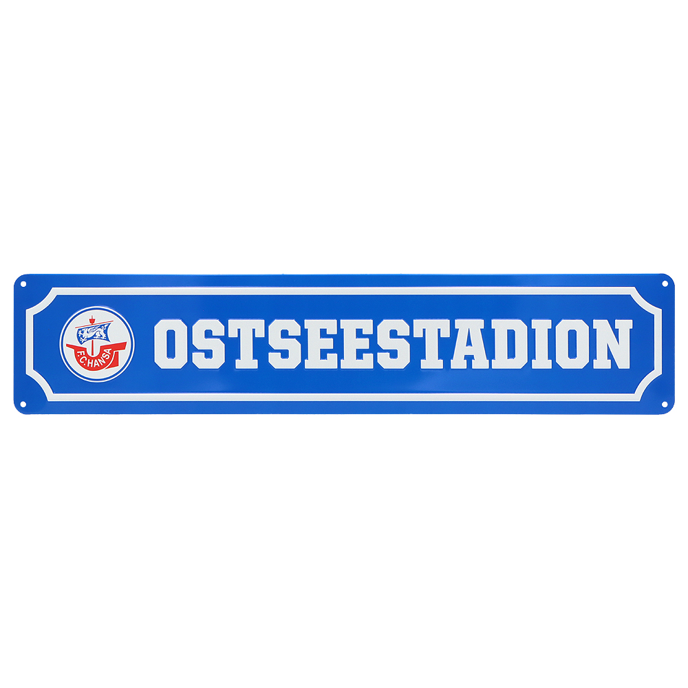 Blechschild Ostseestadion