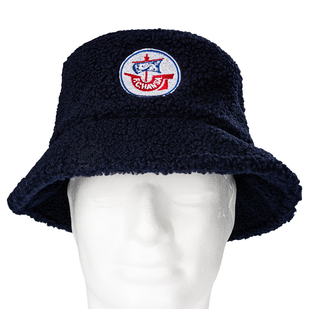 Plüsch-Fischerhut navy