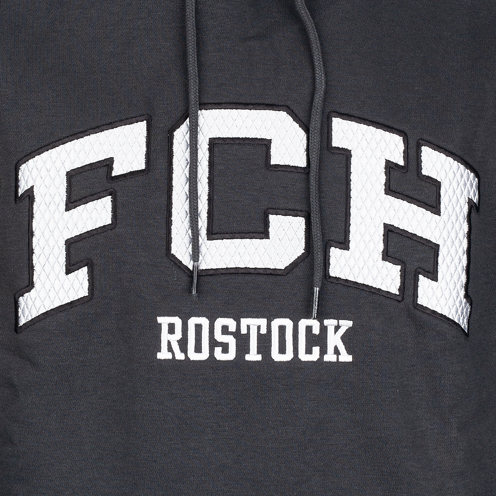 Prem. Hoodie Sportstyle FCH Rostock charcoal
