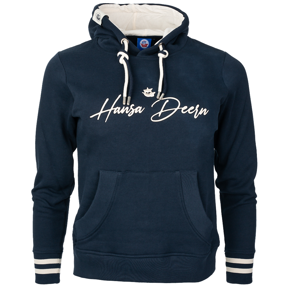 Premium-Damen-Hoodie Hansa Deern navy