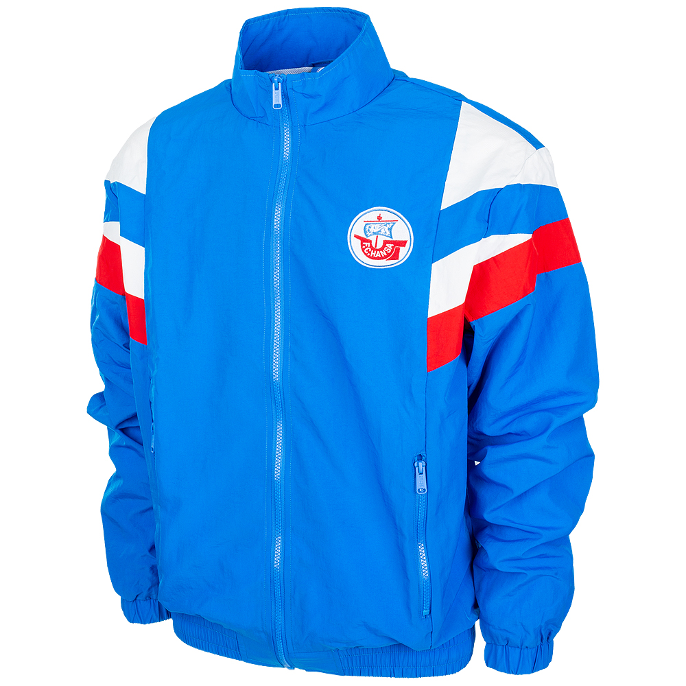 Retro-Trainingsjacke blau-weiß-rot