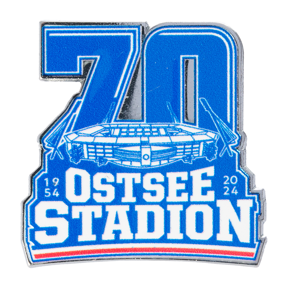 Pin 70 Jahre Ostseestadion