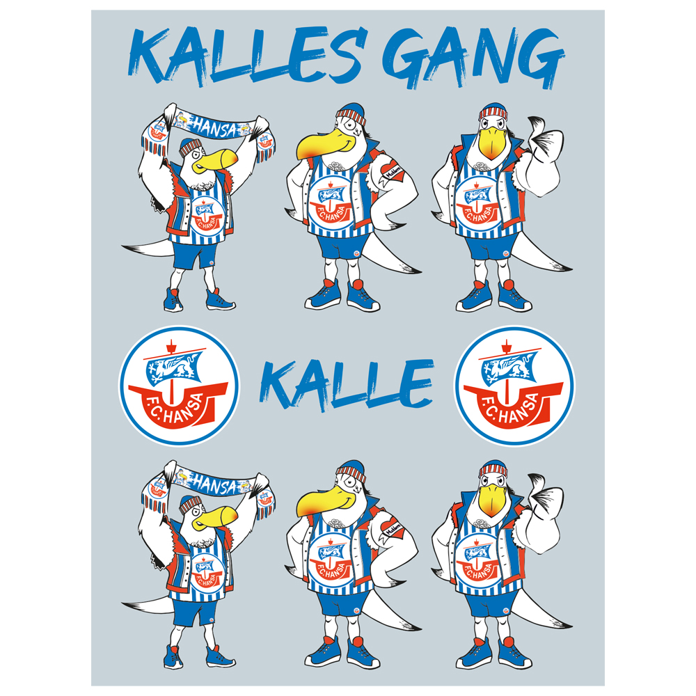 Hauttattoo-Set Kalles Gang