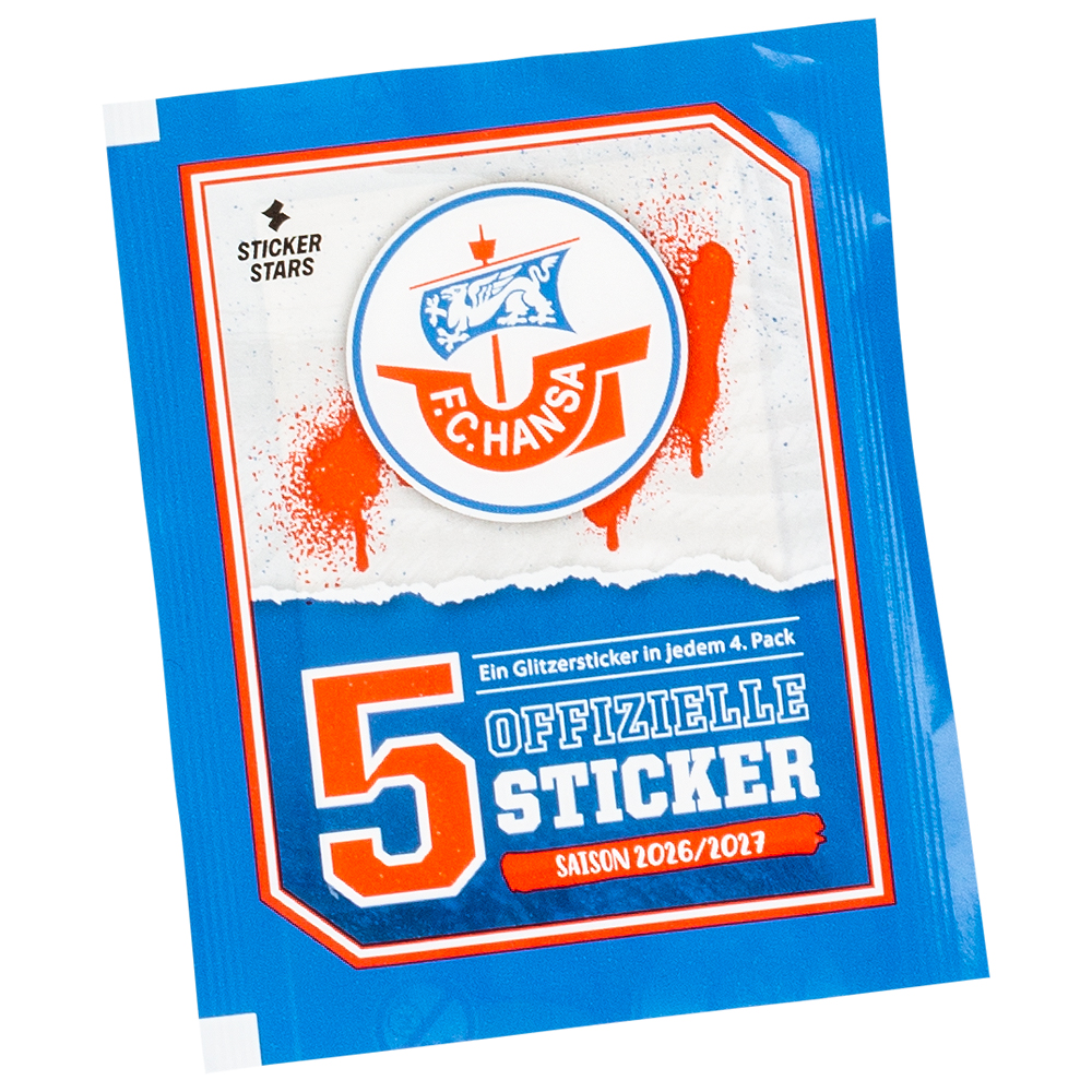 F.C. Hansa Stickerstars (5 Sticker / Pack)