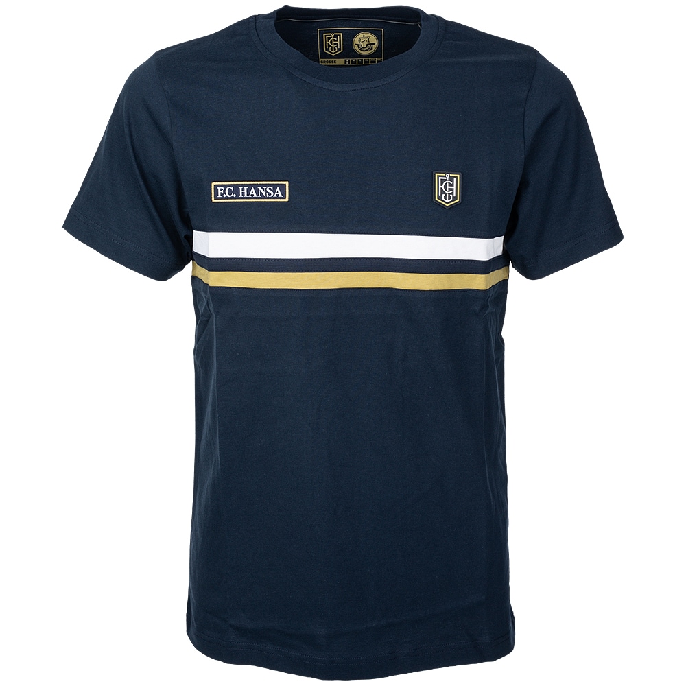 FCH-Shirt Streifen navy