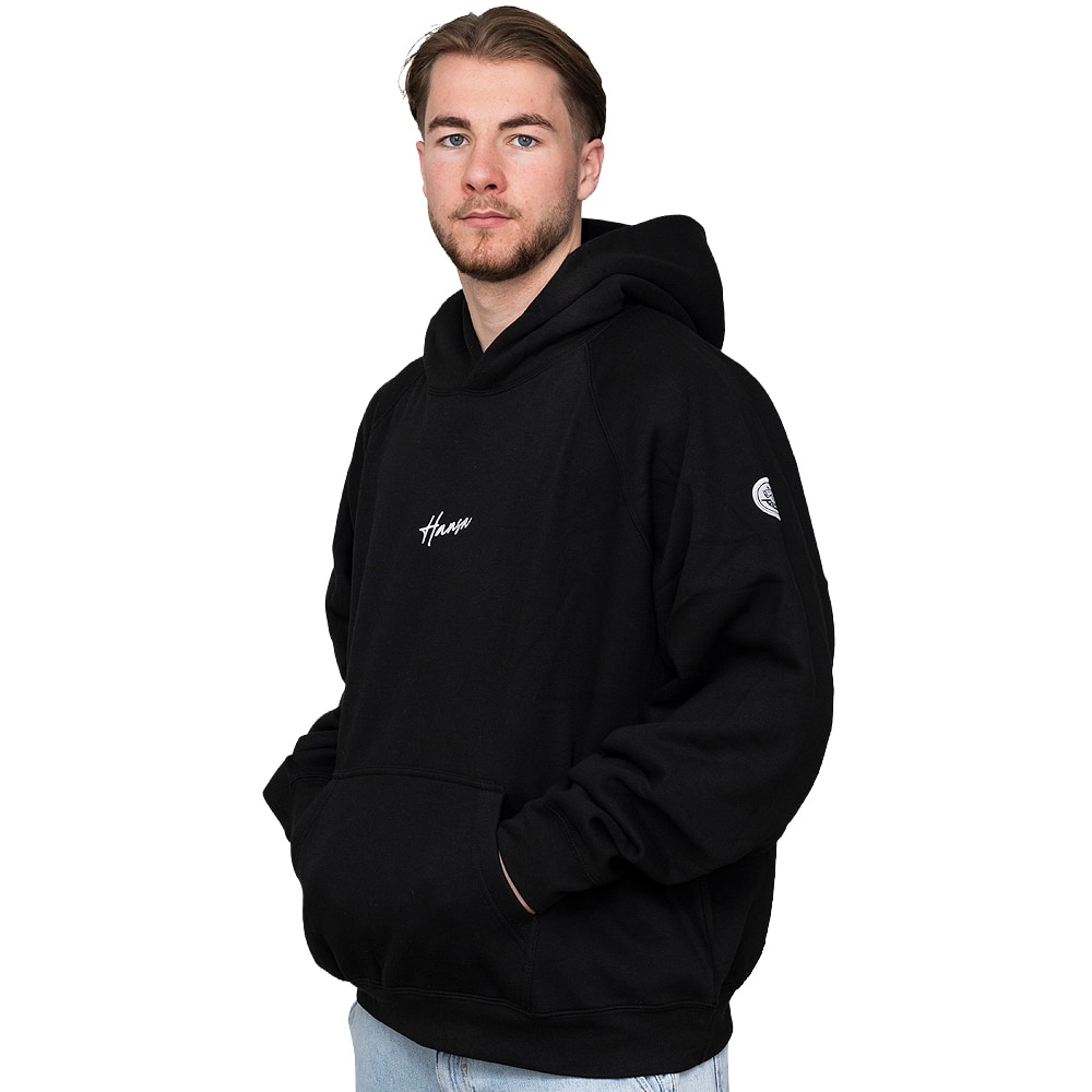 Prem. Oversized Hoodie Stadion-Style black 