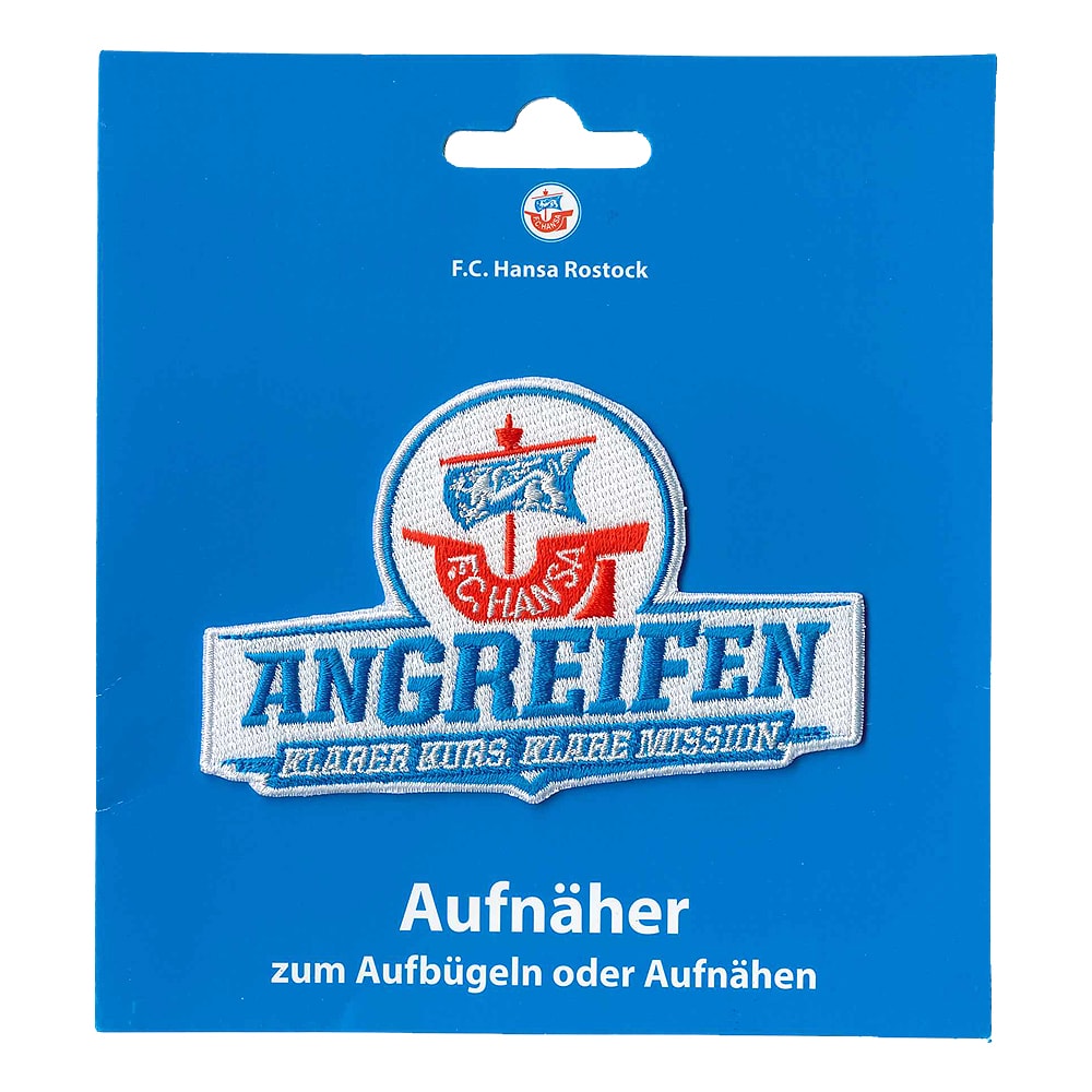 Aufnäher Angreifen