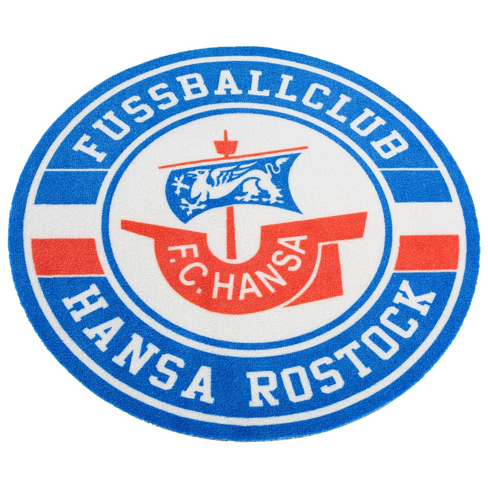 Logo-Teppich Fussballclub