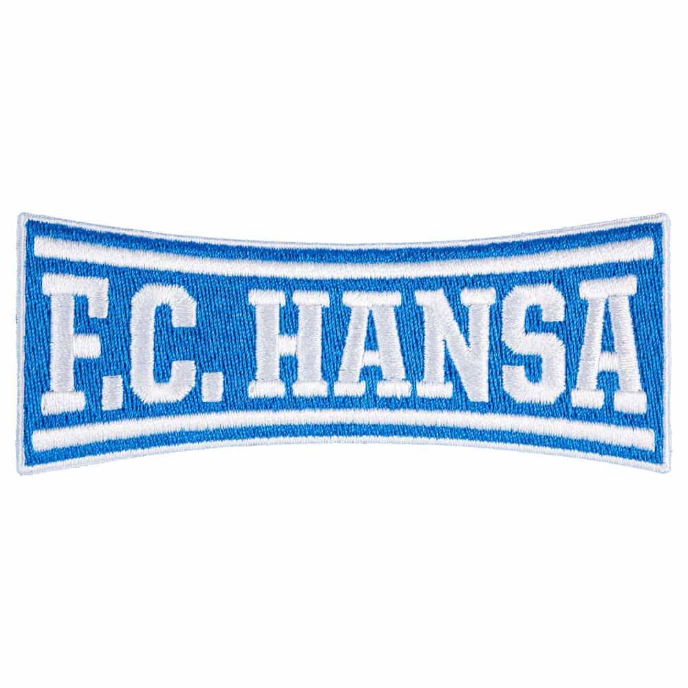 Aufnäher F.C. Hansa blau-weiß