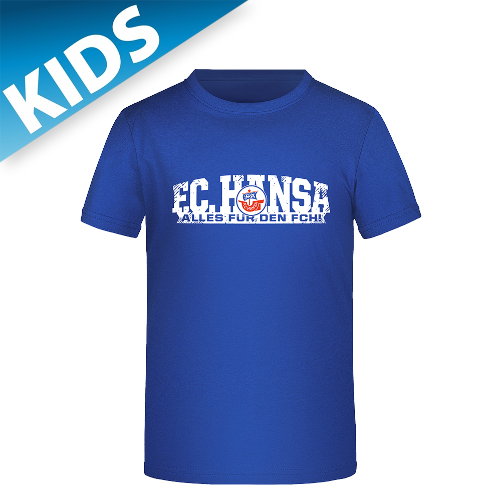Kinder-Fan-Shirt Alles für den FCH blau