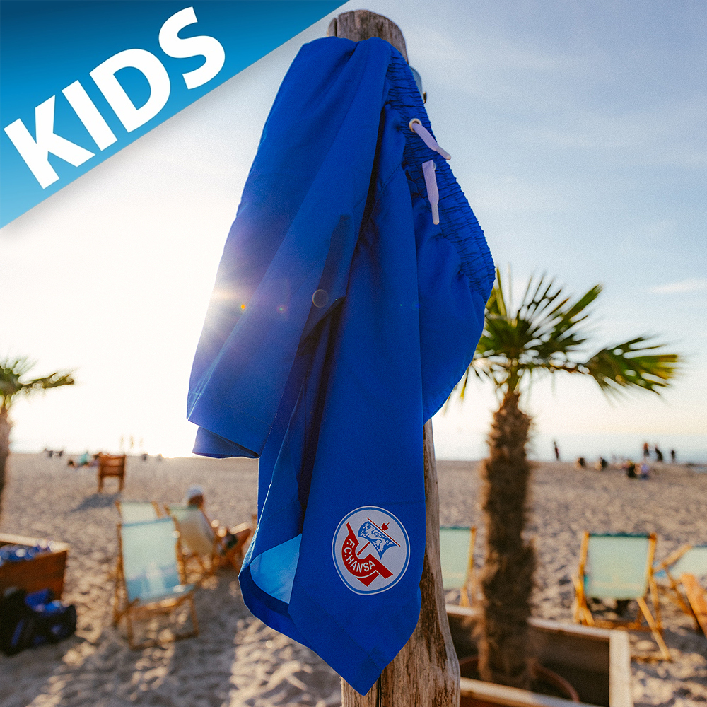 Strand- und Badehose Kids Logo