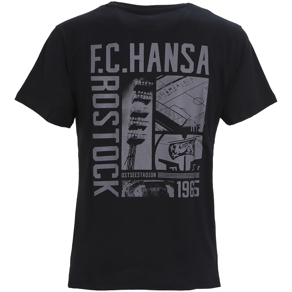 Premium T-Shirt Ostseestadion schwarz 