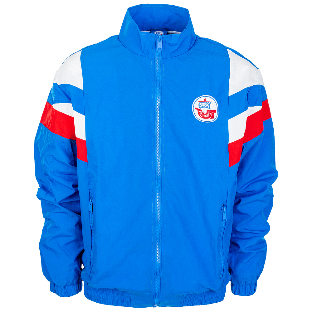 Retro-Trainingsjacke blau-weiß-rot