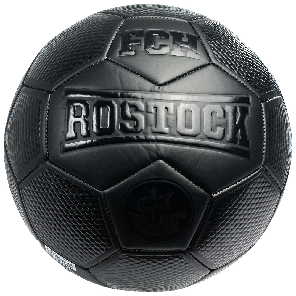 Spiel- und Trainingsball FCH Relief schwarz