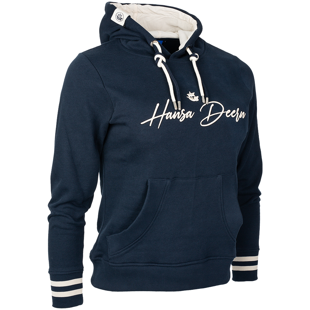 Premium-Damen-Hoodie Hansa Deern navy