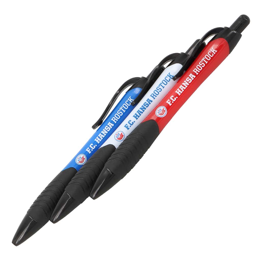 Kugelschreiber 3er-Set blau-weiß-rot Kugelschreiber 3er-Set blau-weiß-rot