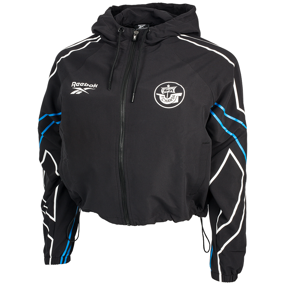 REEBOK Damen Sport-Track-Jacket schwarz