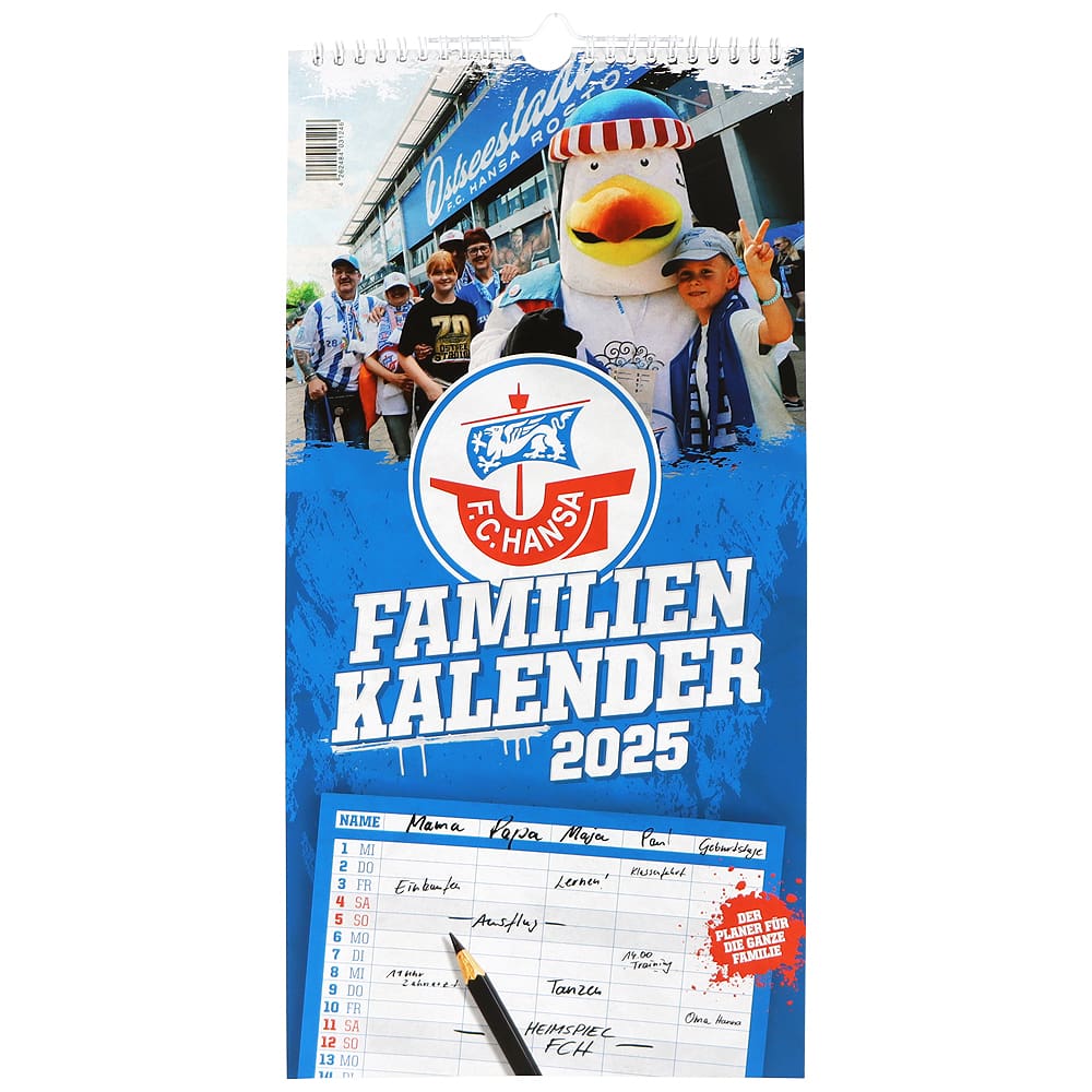 F.C. Hansa Familienkalender 2025