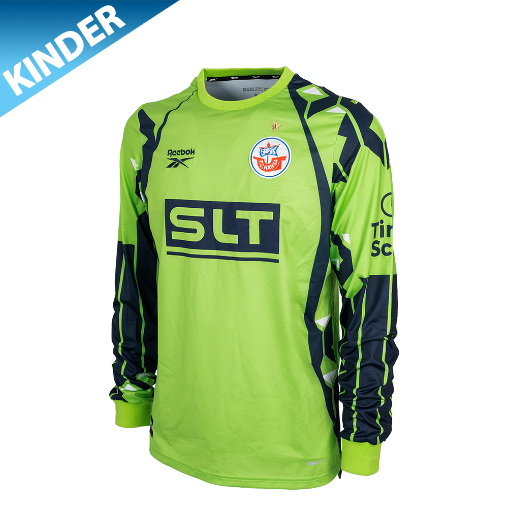 REEBOK Torwart-Trikot 26/27 Kind grün-navy