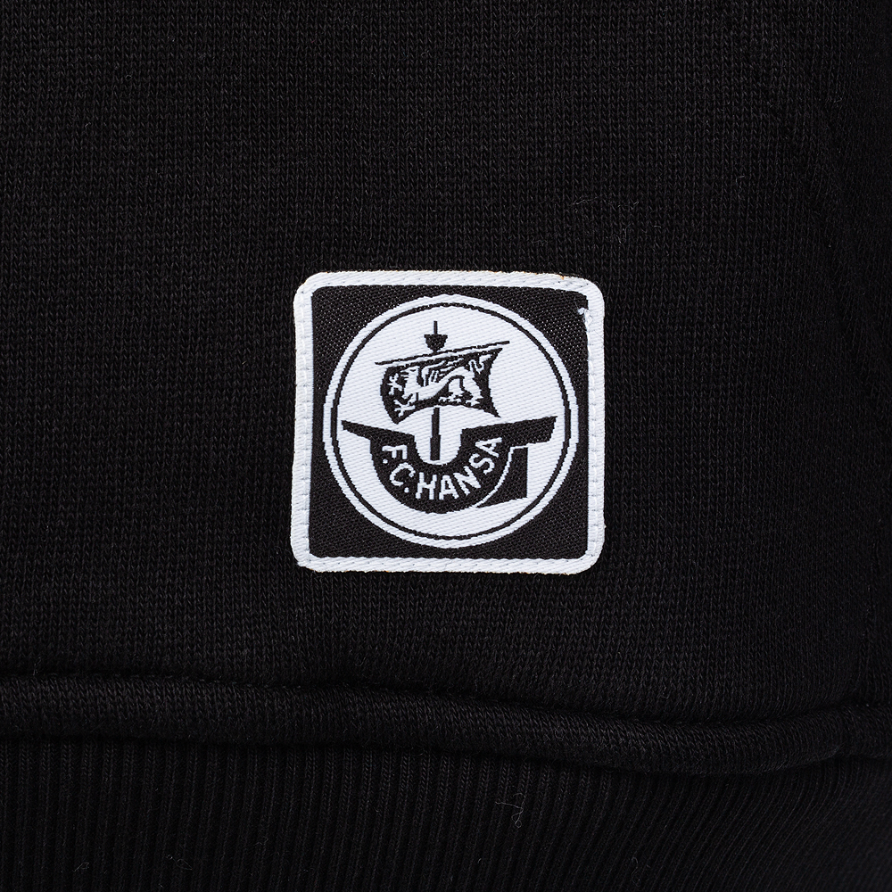 Premium-Hoodie Hansazone Rostock schwarz
