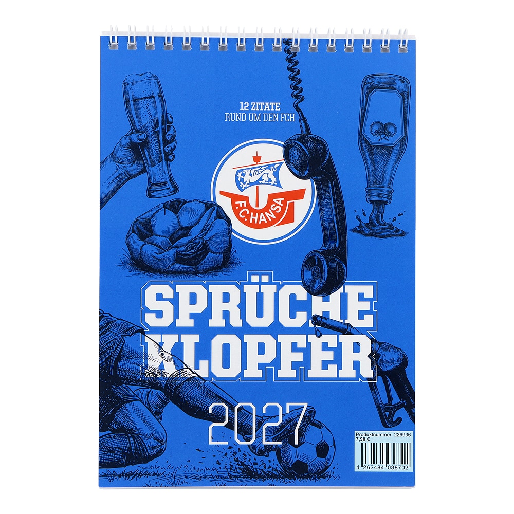Tischkalender Hansa-Sprücheklopfer 2027