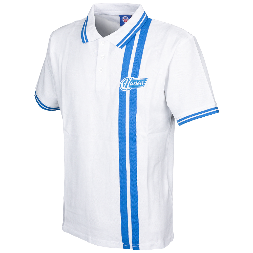 Premium-Polo Hansa historisch weiß