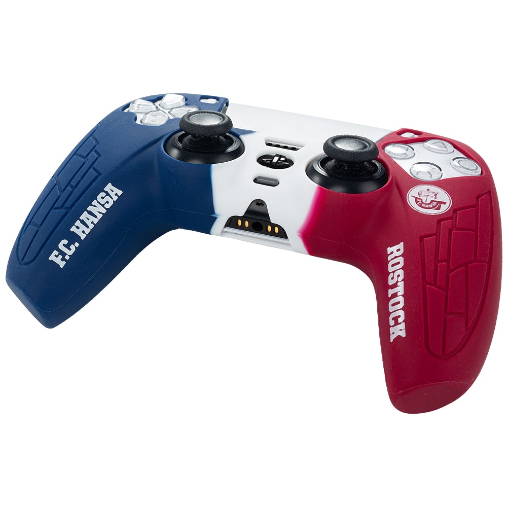 PS5 Controller-Hülle navy-weiß-rot