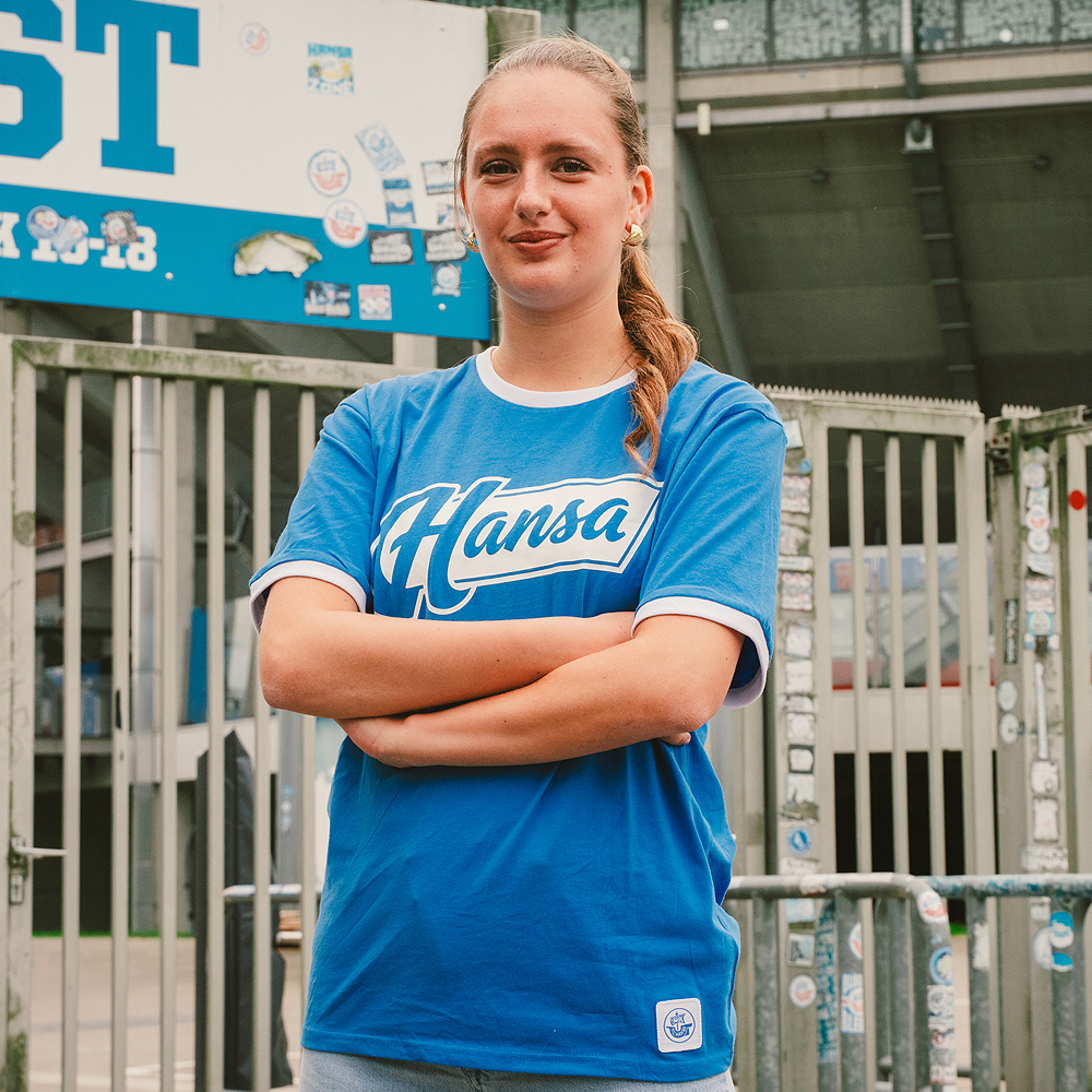 Premium-Ringer-Shirt Hansa historisch royal