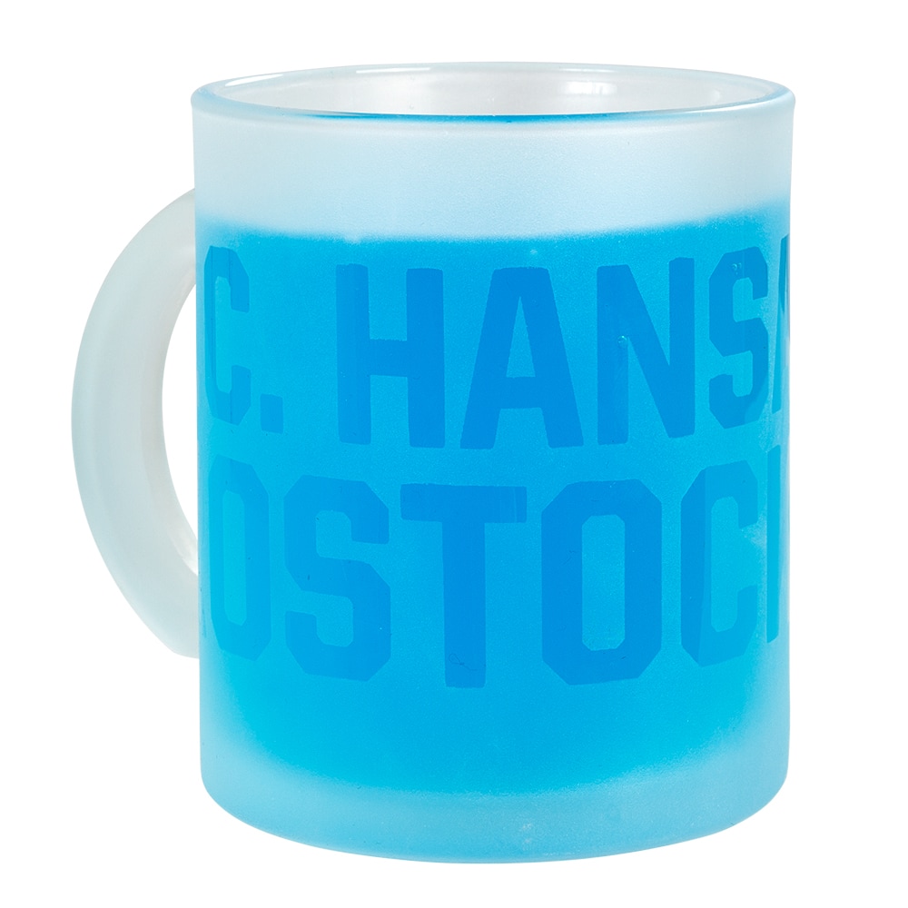 Glastasse Hansa Rostock gefrostet