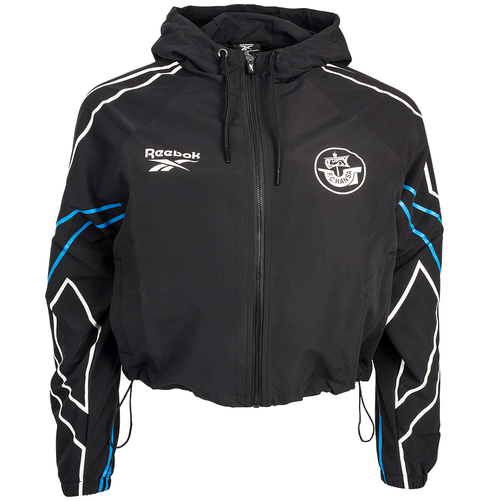 REEBOK Damen Sport-Track-Jacket schwarz