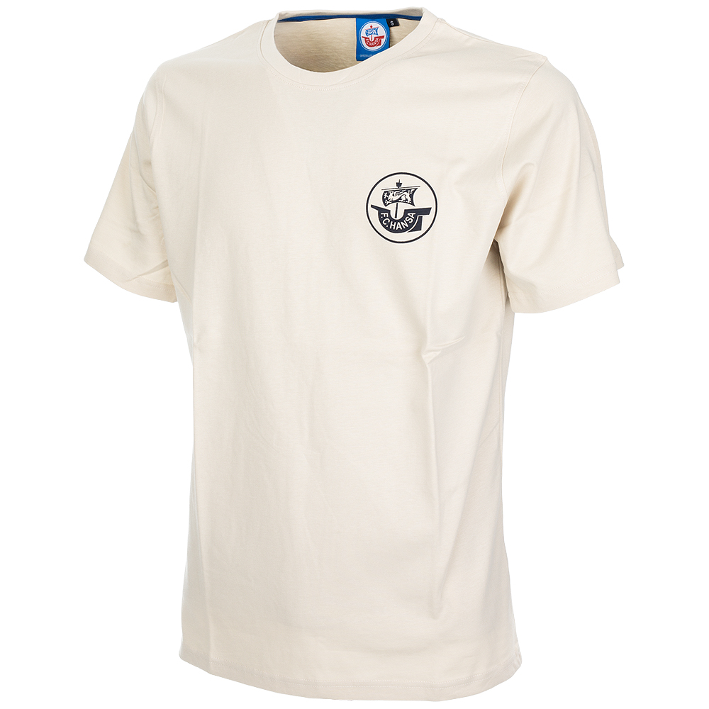 Prem. T-Shirt Skyline sand  (Relaxed Fit)