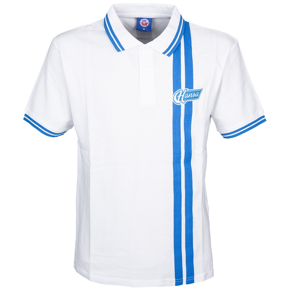 Premium-Polo Hansa historisch weiß
