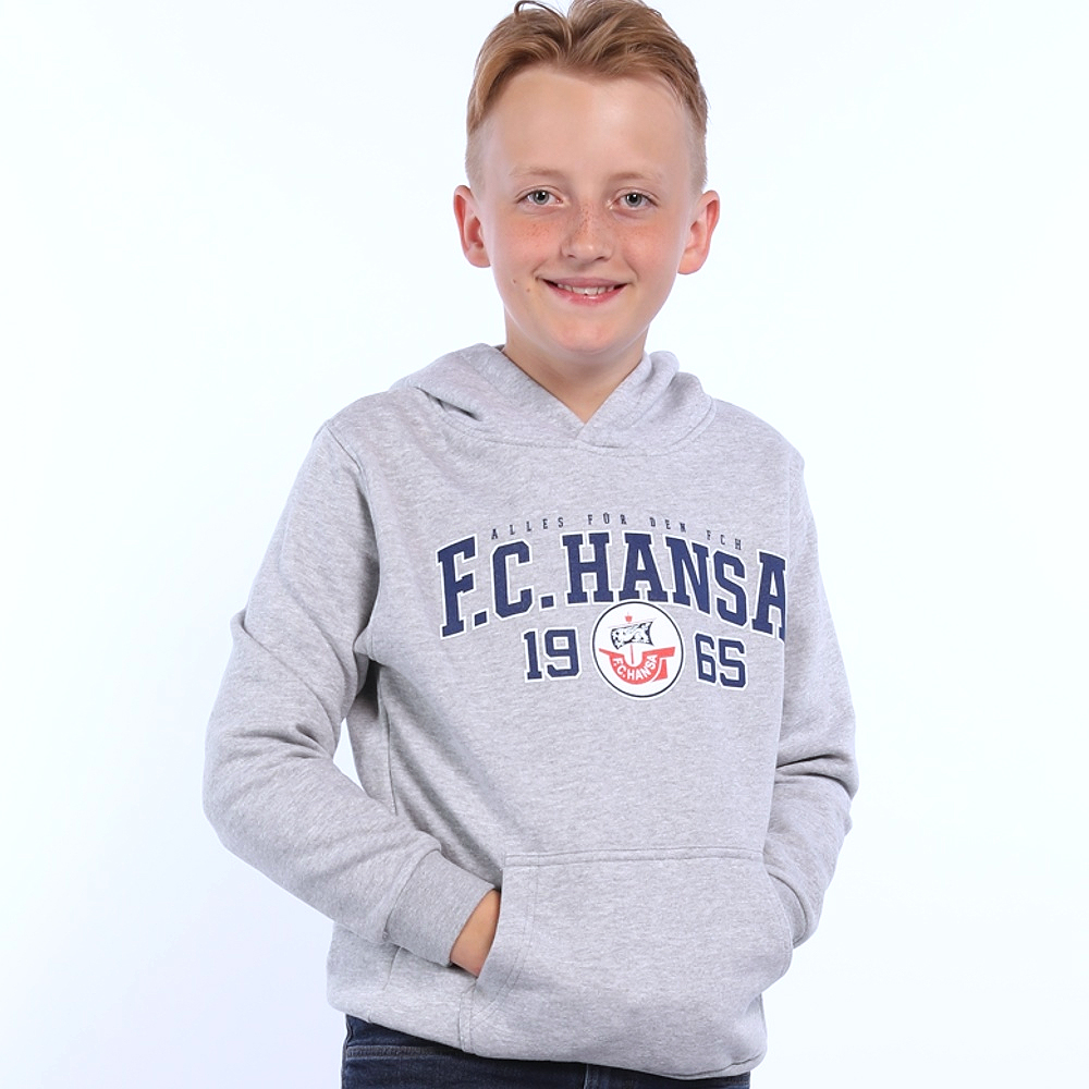 Kinder-Sweatshirt F.C. Hansa Rostock grau