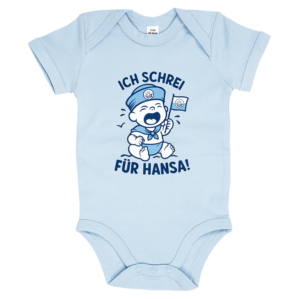 Jungen-Body "Ich schrei für Hansa"