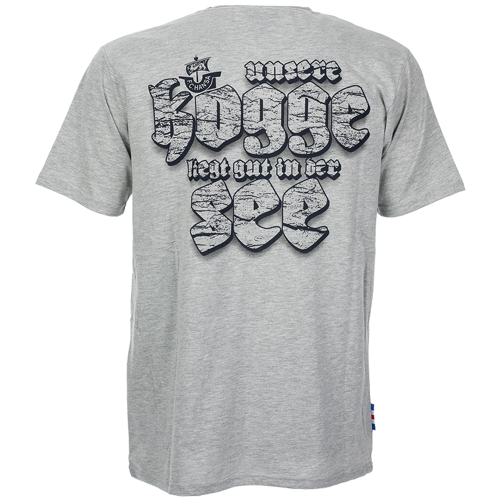 Premium-Shirt Unsere Kogge grau