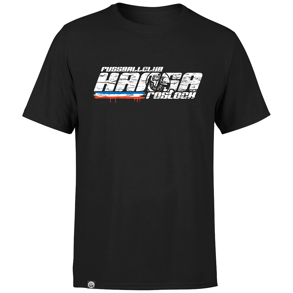 T-Shirt Fussballclub HANSA schwarz