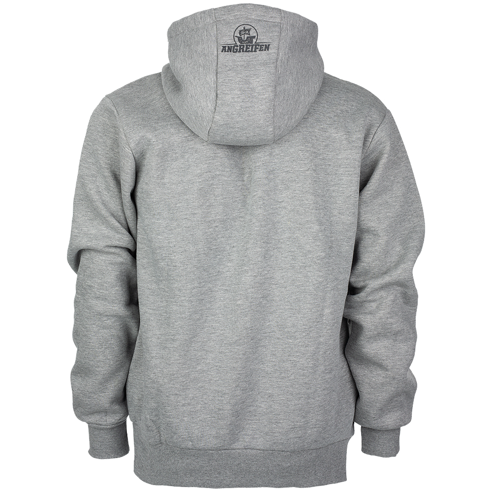 Premium-Hoodie Greif grau