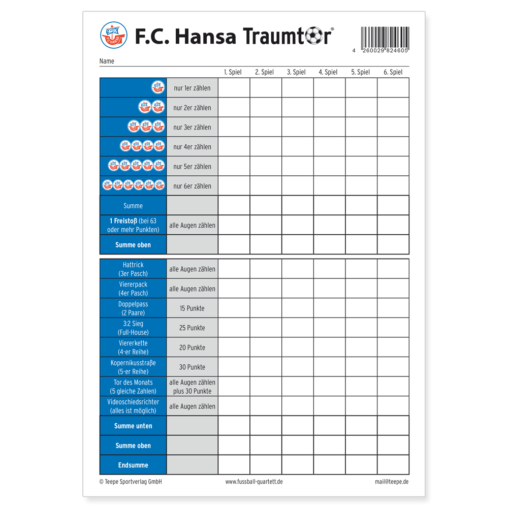 F.C. Hansa Traumtor Block