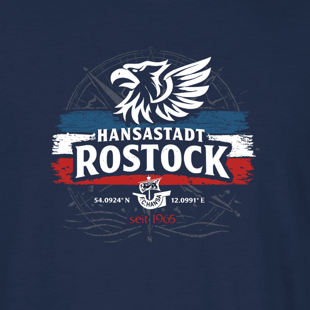 T-Shirt Hansastadt navy
