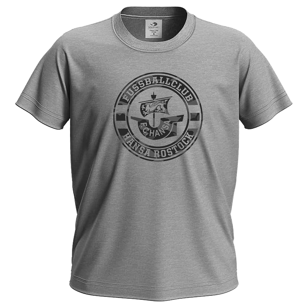 Kinder T- Shirt Fußballclub grau