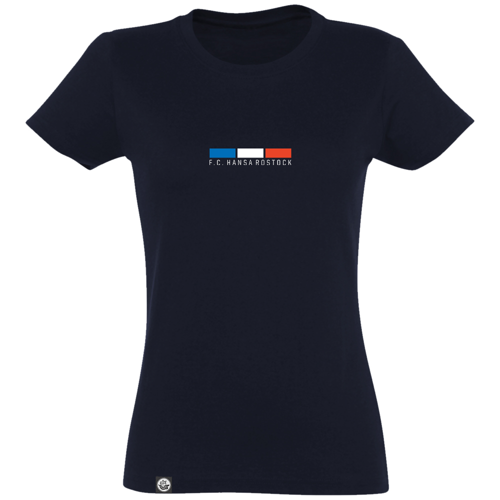 Damen T-Shirt Hansa Rostock Navy 