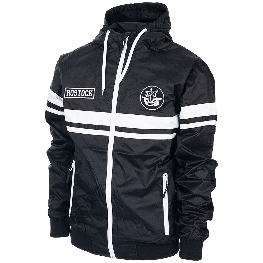 Premium-Windbreaker Rostock schwarz