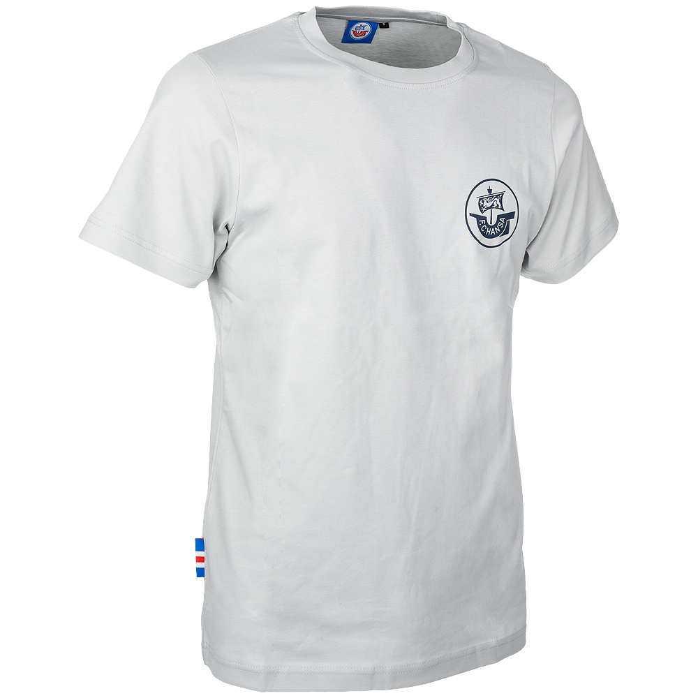 Premium-Shirt Anker-Greif hellgrau