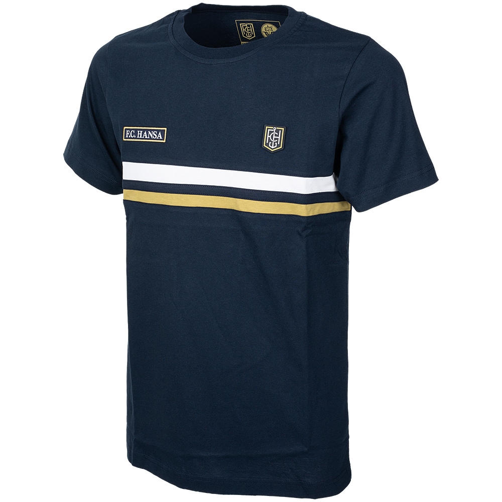 FCH-Shirt Streifen navy