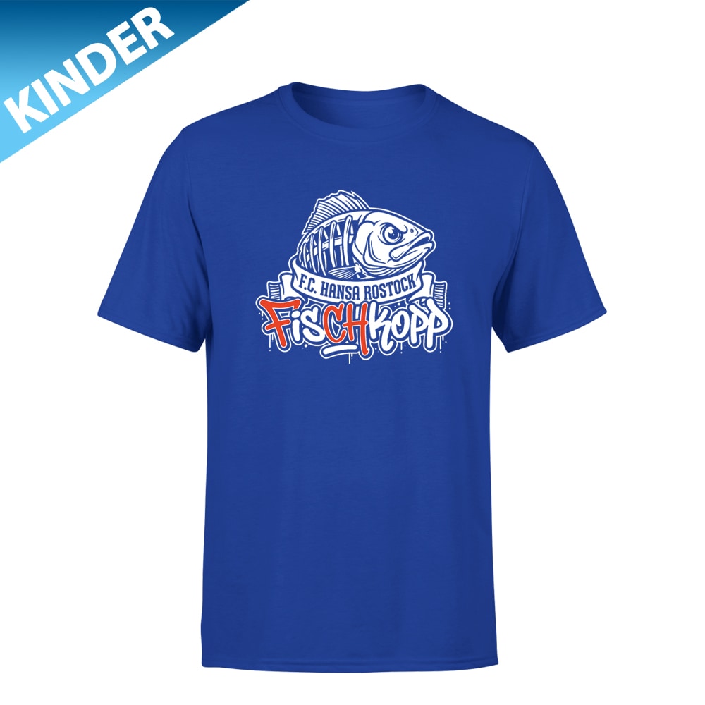 Kinder-Shirt FisCHkopp royal
