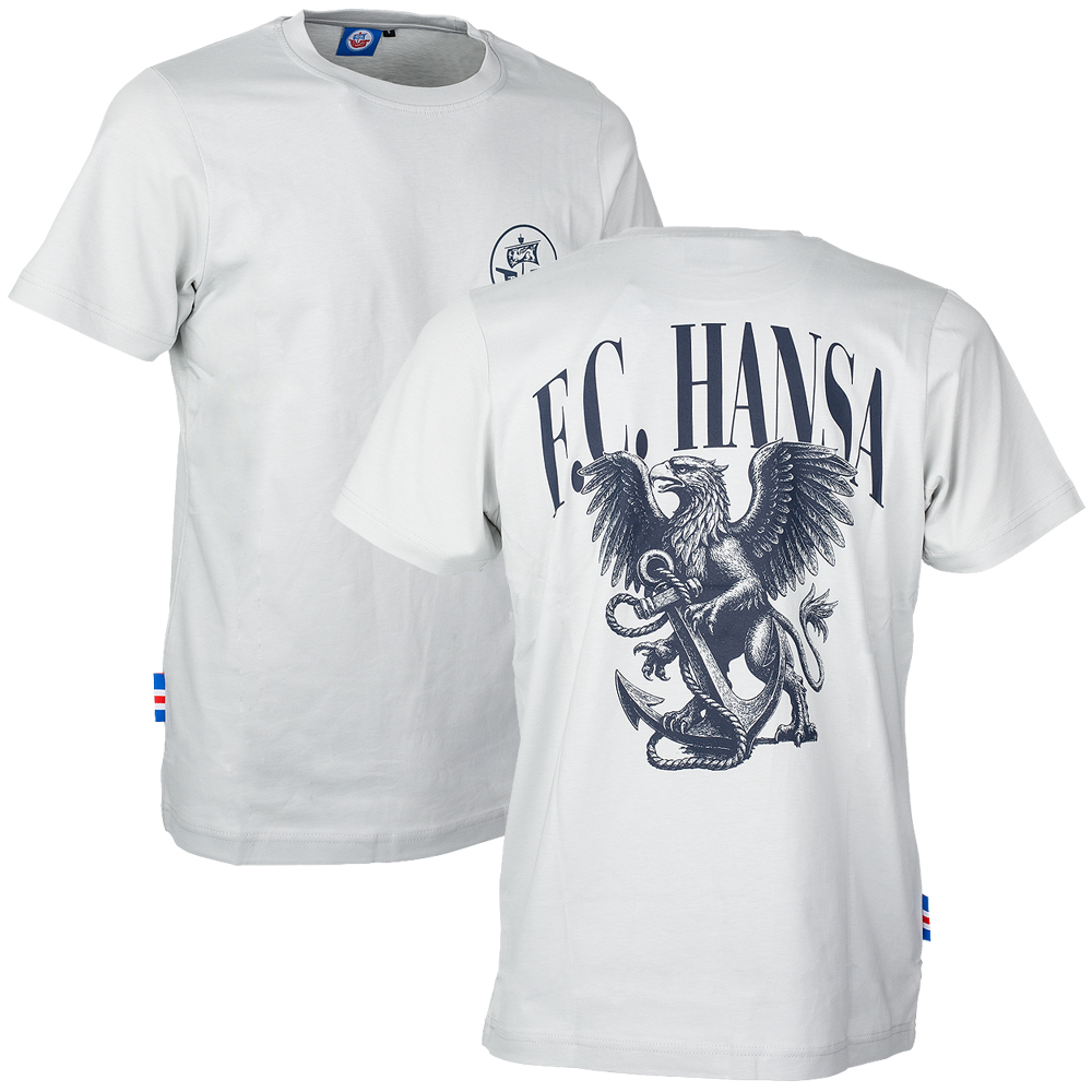 Premium-Shirt Anker-Greif hellgrau