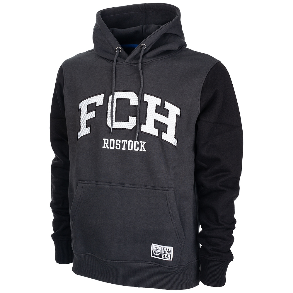 Prem. Hoodie Sportstyle FCH Rostock charcoal