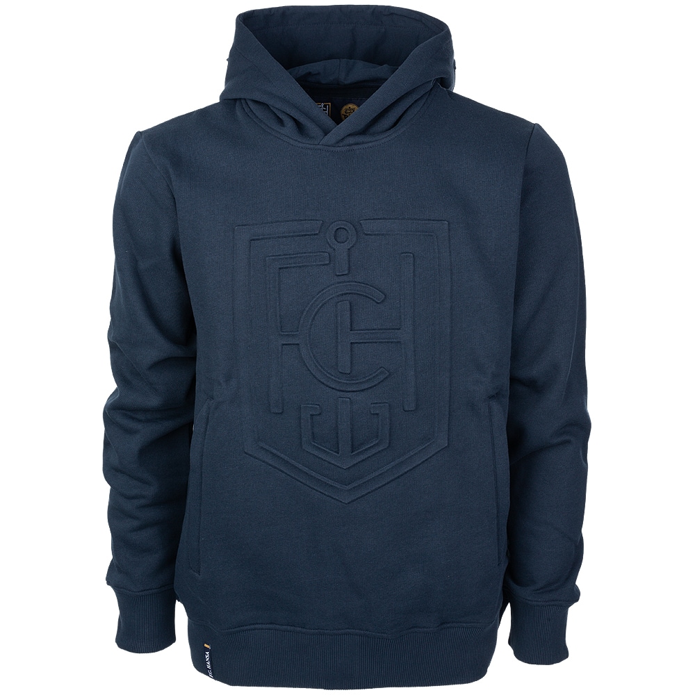 FCH-Hoodie Wappen Prägung navy 