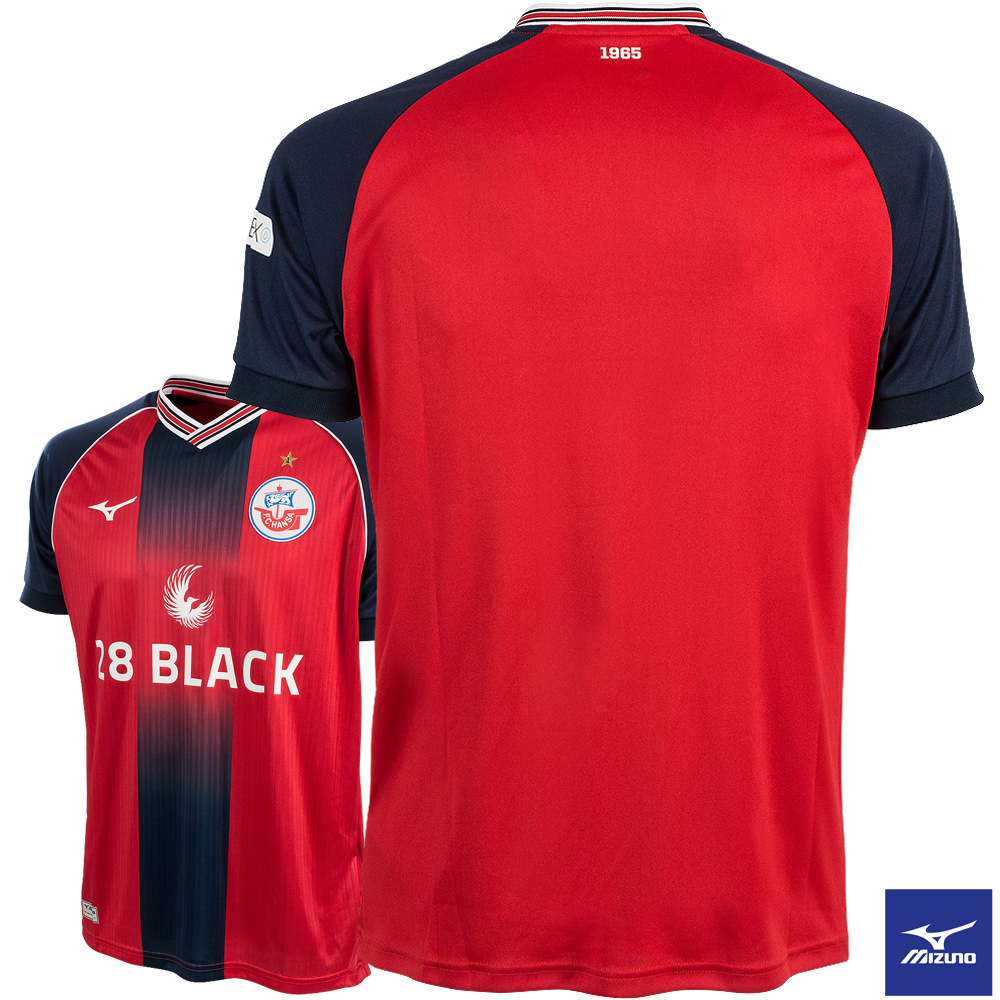 MIZUNO Trikot 2024/2025 Herren rot/navy