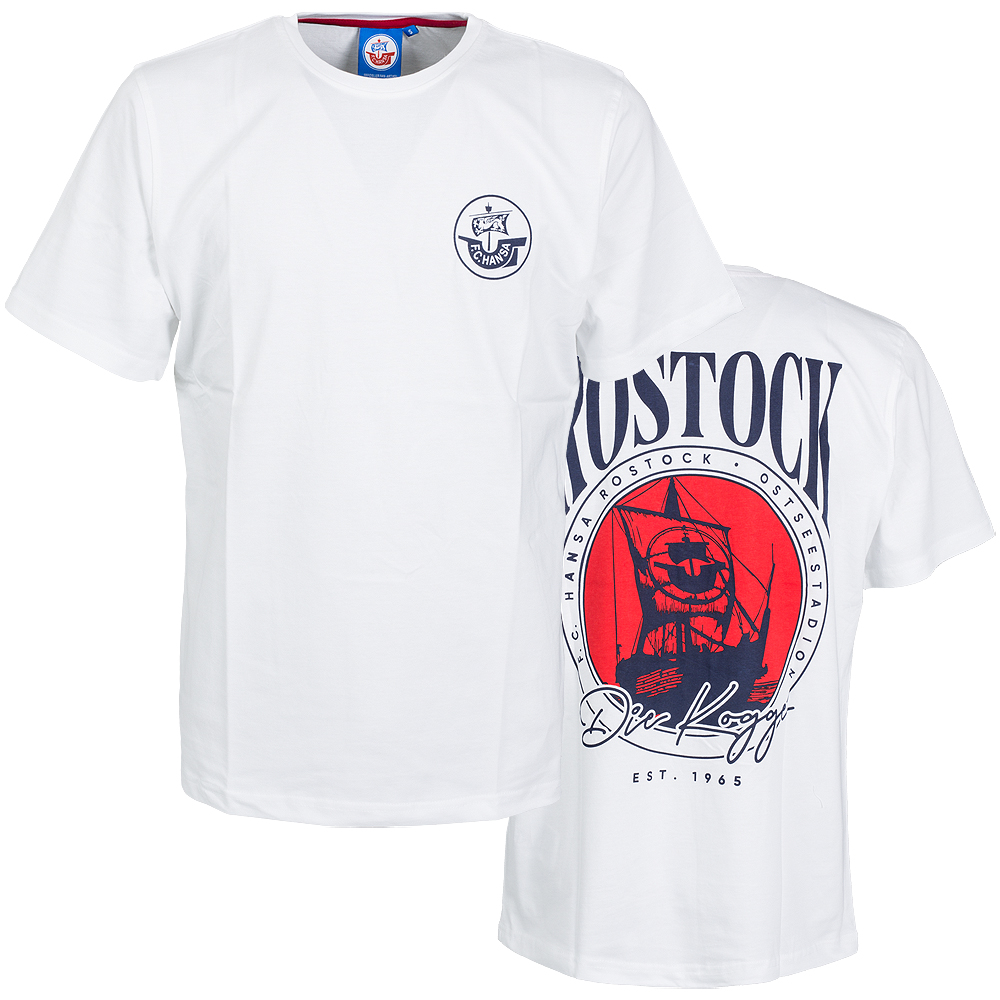 Premium T-Shirt Kogge weiß (Relaxed Fit)